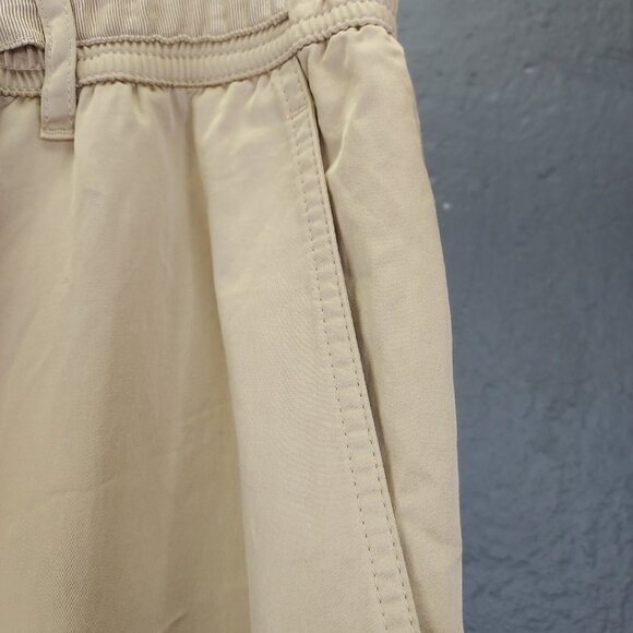 Lafayette 148 Ankle Pants Large Urbane Satin Cloth Dekalb Pull-On D-Ring Belt - Picture 6 of 16